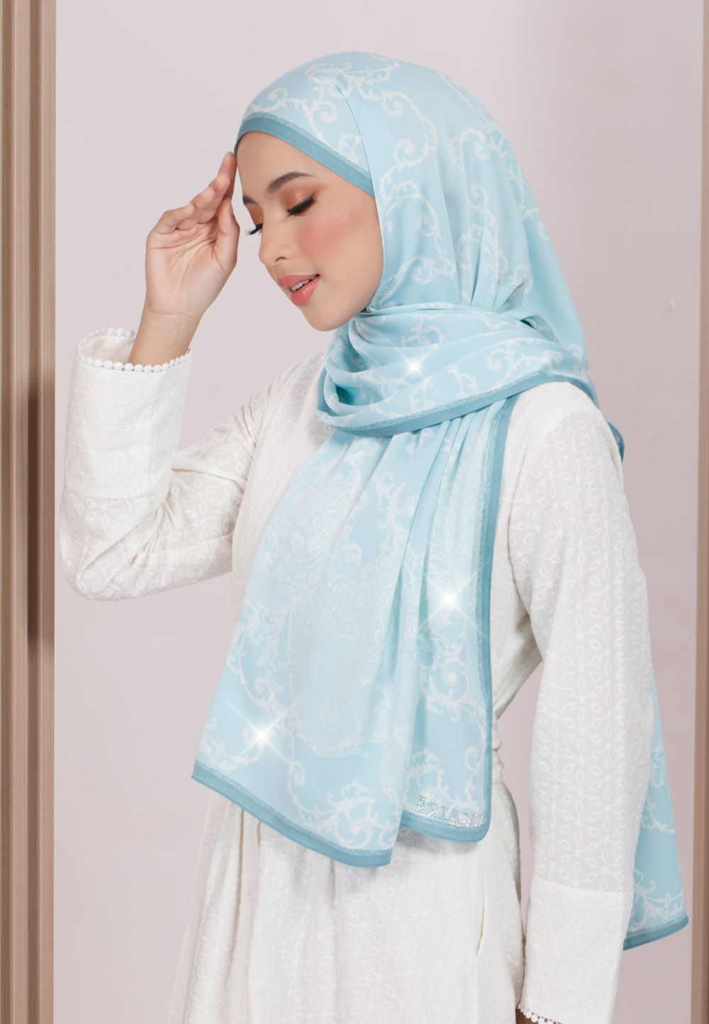 SHAWL 298 INES PRINTED DIAMOND